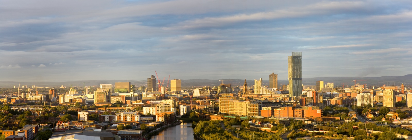 skyline of manchester