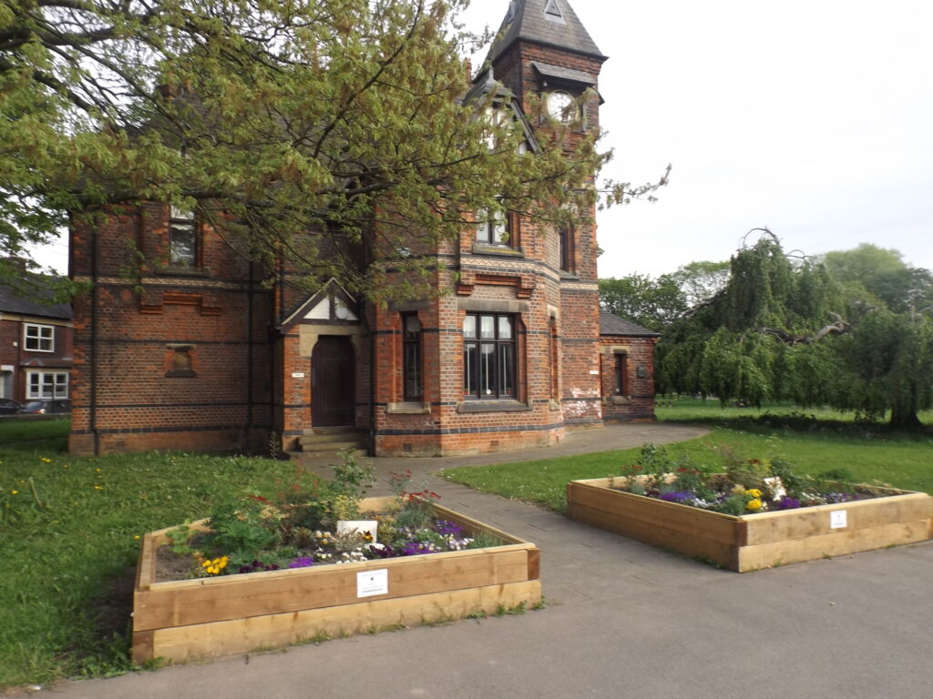 Alexandra Park nature landscape in Whalley Range Manchester