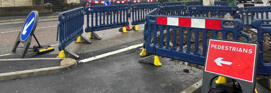Chorlton roadworks
